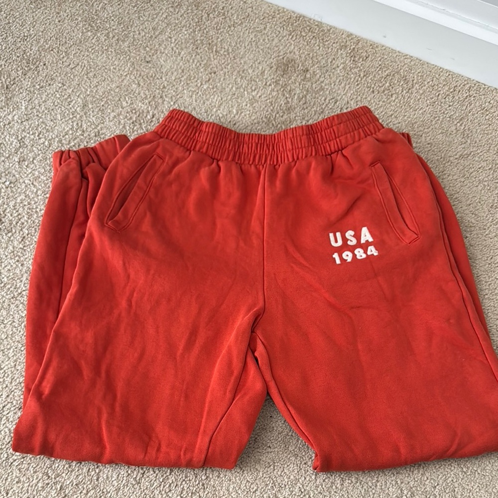 USA 1984 Red Sweatpants
